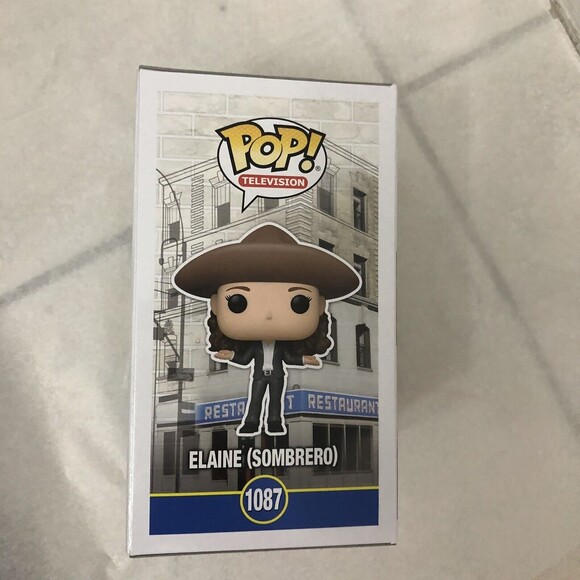 New FUNKO POP Television Seinfeld Elaine Sombrero Vinyl Figure 1087 - Picture 2 of 5